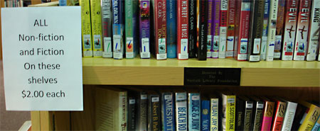 Books for Sale, photo courtesy of Norfolk, NE library on Flickr