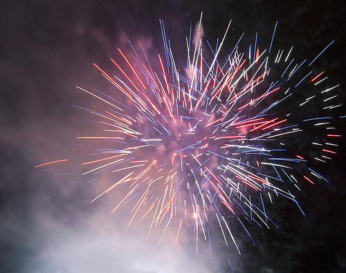 Fireworks by Flickr user Nigel Howe