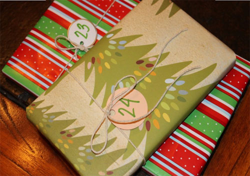 Book-based advent calendar - photo by Inhabitots