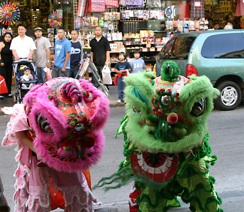 Lion Dancers from Jing Mo Athletic Association