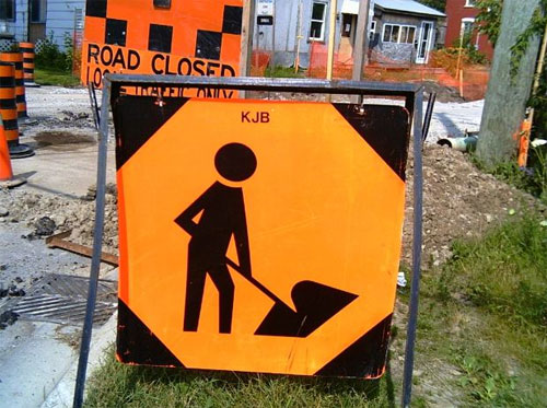 Under construction - photo by gracey via MorgueFile
