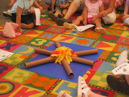 Campfire storytime