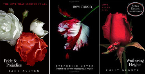 HarperCollins classic covers that mimic the Twilight series