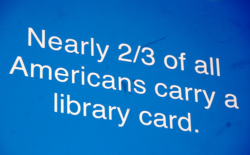 Nearly 2/3 of all Americans carry a library card - image by Long Beach Public Library