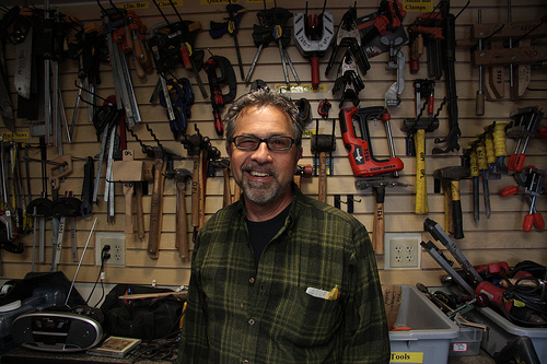 Ty Yurgelevic of the Tool Lending Library - photo by Steve Saldivar via Flickr