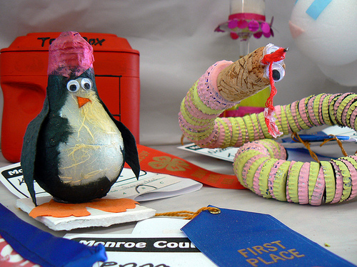 Recycled art photo by Benny Mazur via Flickr