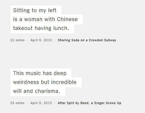 Sample haiku from the NY Times haiku generator.