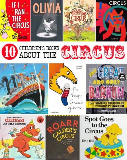 Children's books about the circus, a list by the Friends of Montclair Library
