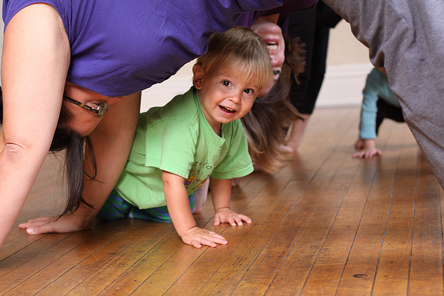 Toddler Yoga photo by Jessica Lucia via Flickr
