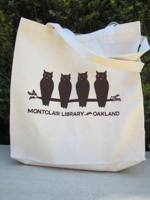 New Montclair Library tote bags