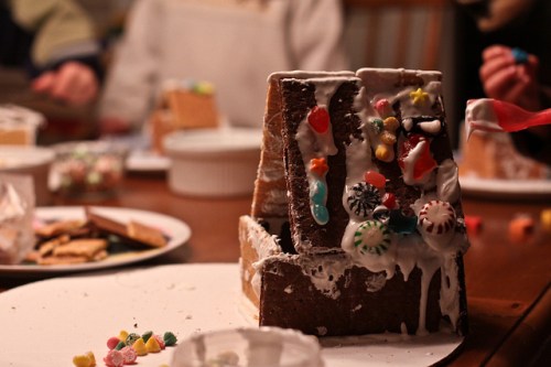 Graham cracker house photo by Jessica Lucia via Flickr
