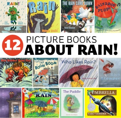 12 Picture Books About Rain, a list by the Friends of Montclair Library