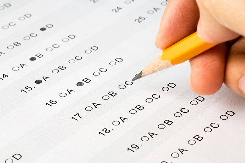 Taking a standardized test - photo by Alberto G. via Flickr