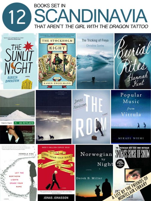 12 Books Set in Scandinavia, a list by the Friends of Montclair Library