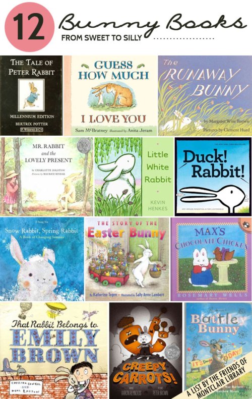 Bunny Books, a list by the Friends of Montclair Library