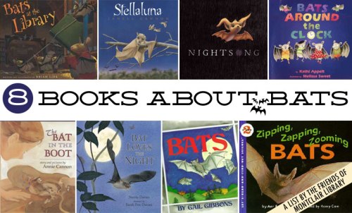 Books about Bats, a list by the Friends of Montclair Library
