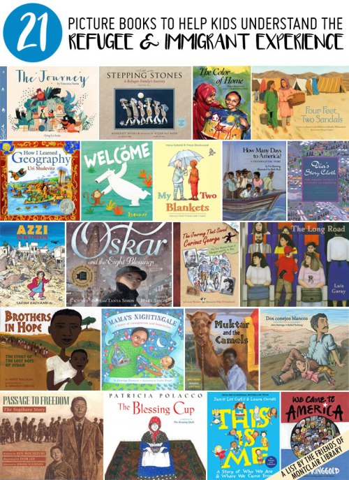Picture books about refugees and immigrants, a list by the Friends of Montclair Library