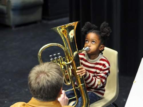 Instrument petting zoo photo by Eddie Welker via Flickr