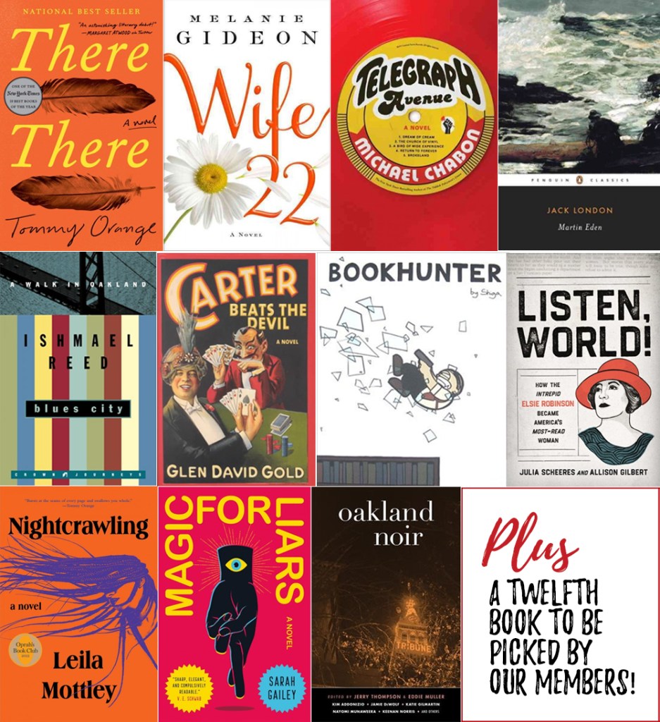 Covers of books set in Oakland, California