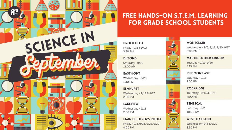 Science in September at OPL