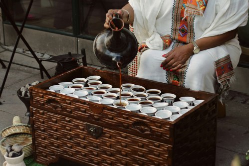 Eritrean coffee ceremony